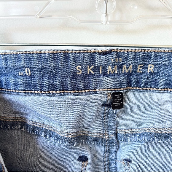 WHBM The Skimmer distressed skinny jeans women’s size 0 - Picture 8 of 12